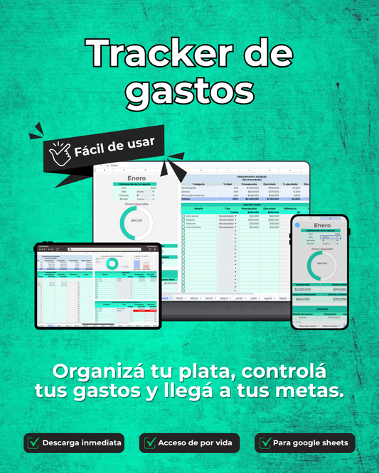 Plantilla de Gestión de Gastos